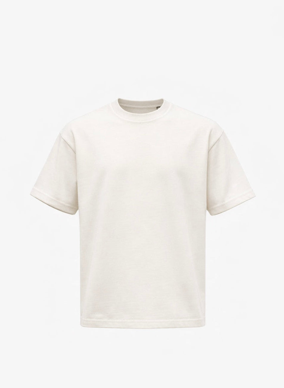 Oversize T-Shirt - Kırık Beyaz